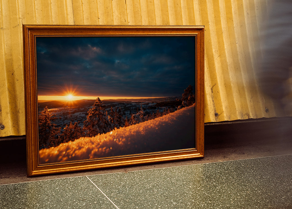 Solopgang fra Öjeberget