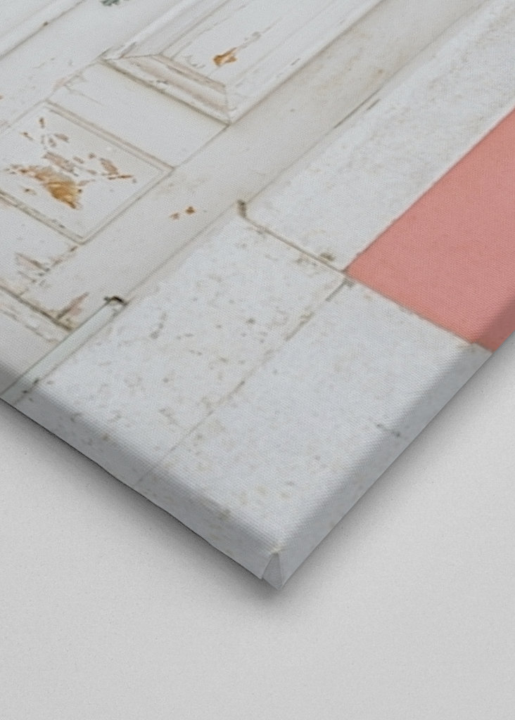 Alte Pastelltür in Lissabon