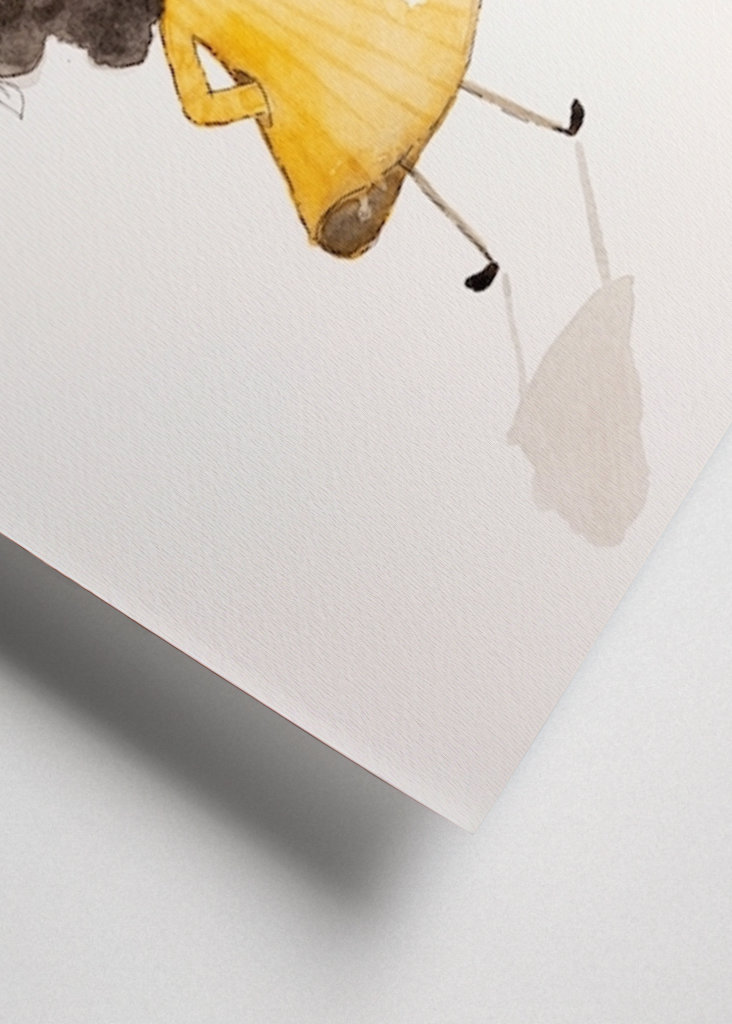 Příšera ve vlasech (žlutá)