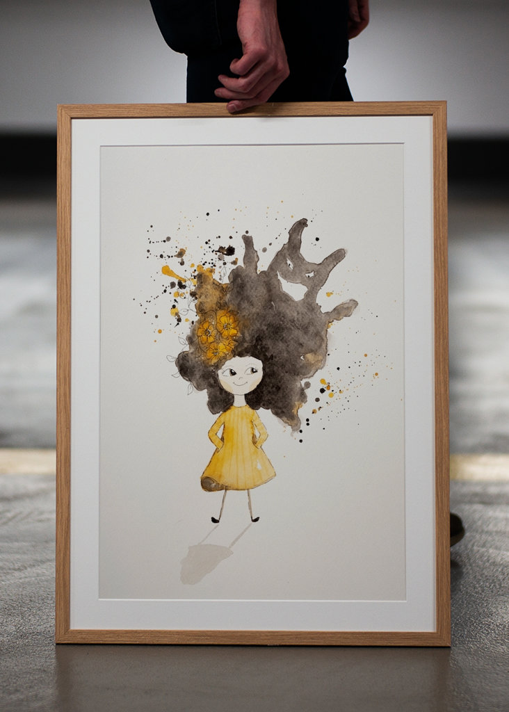 Příšera ve vlasech (žlutá)