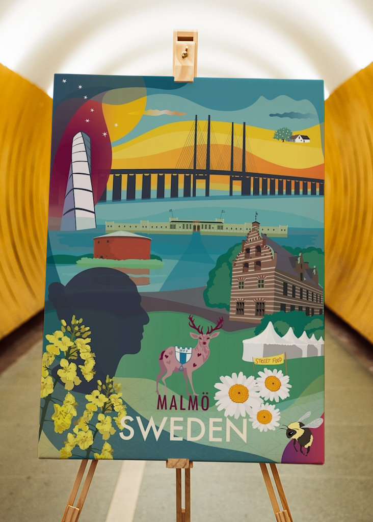 Kaupunkijuliste Malmö