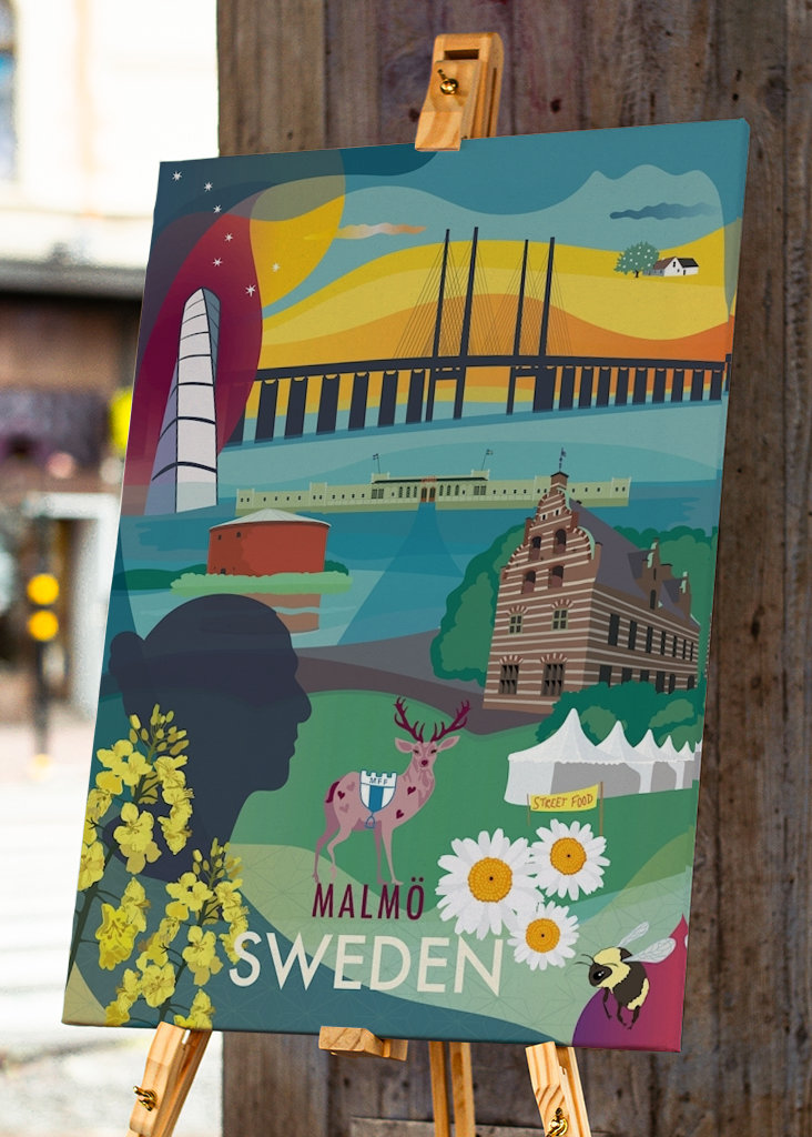 Kaupunkijuliste Malmö