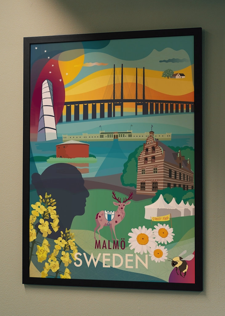 Kaupunkijuliste Malmö