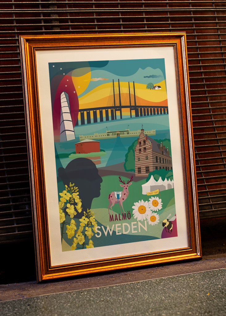 Kaupunkijuliste Malmö