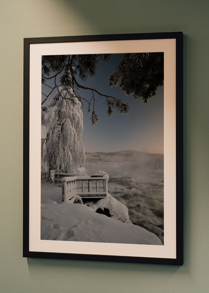 Storforsen during winter