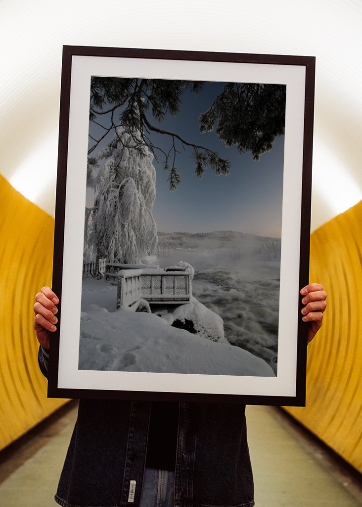 Storforsen during winter