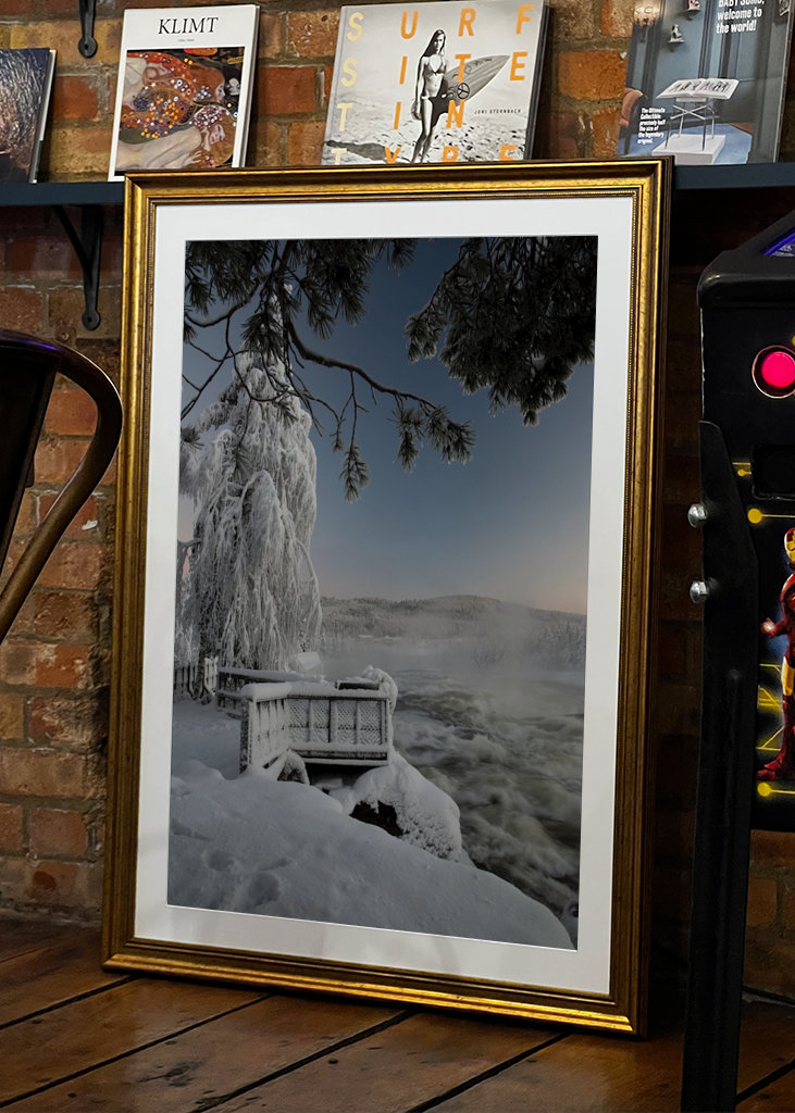 Storforsen during winter