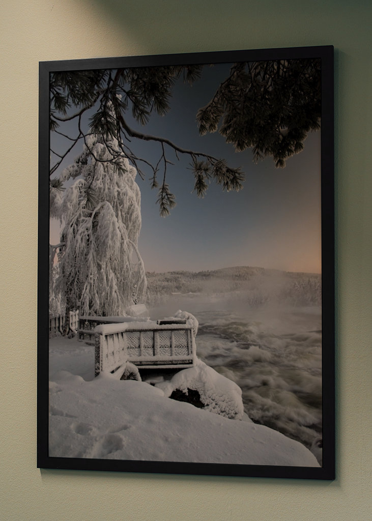 Storforsen during winter