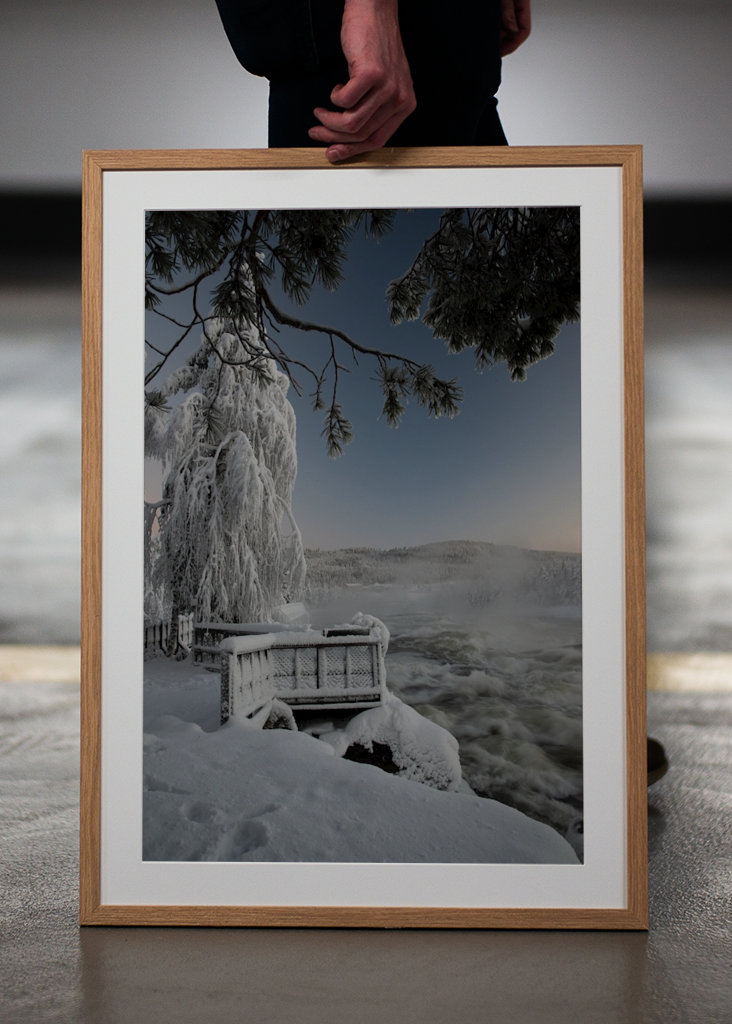 Storforsen during winter