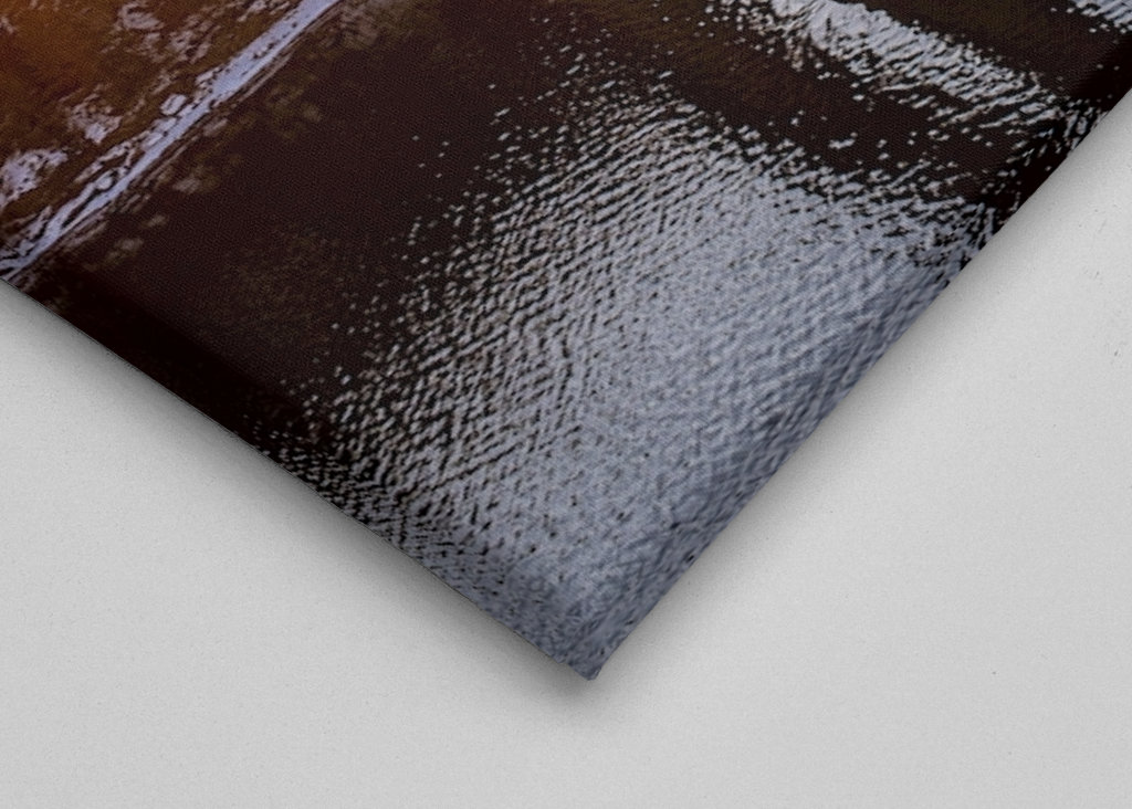 Západ slunce nad mosty Tjörn