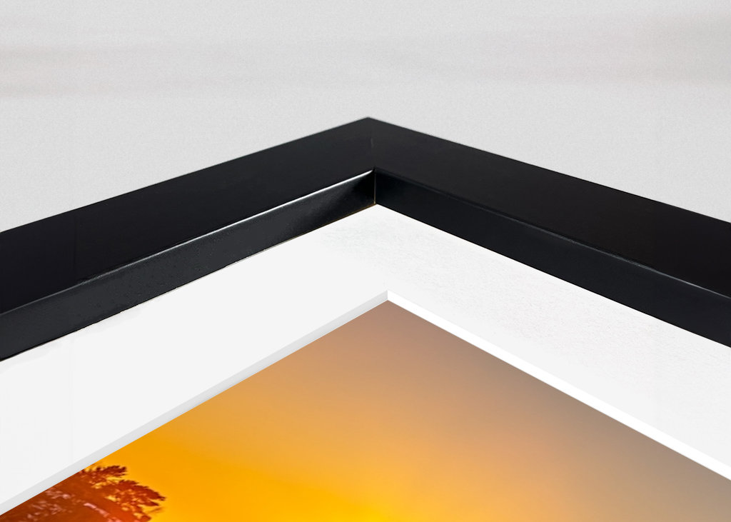 Západ slunce nad mosty Tjörn