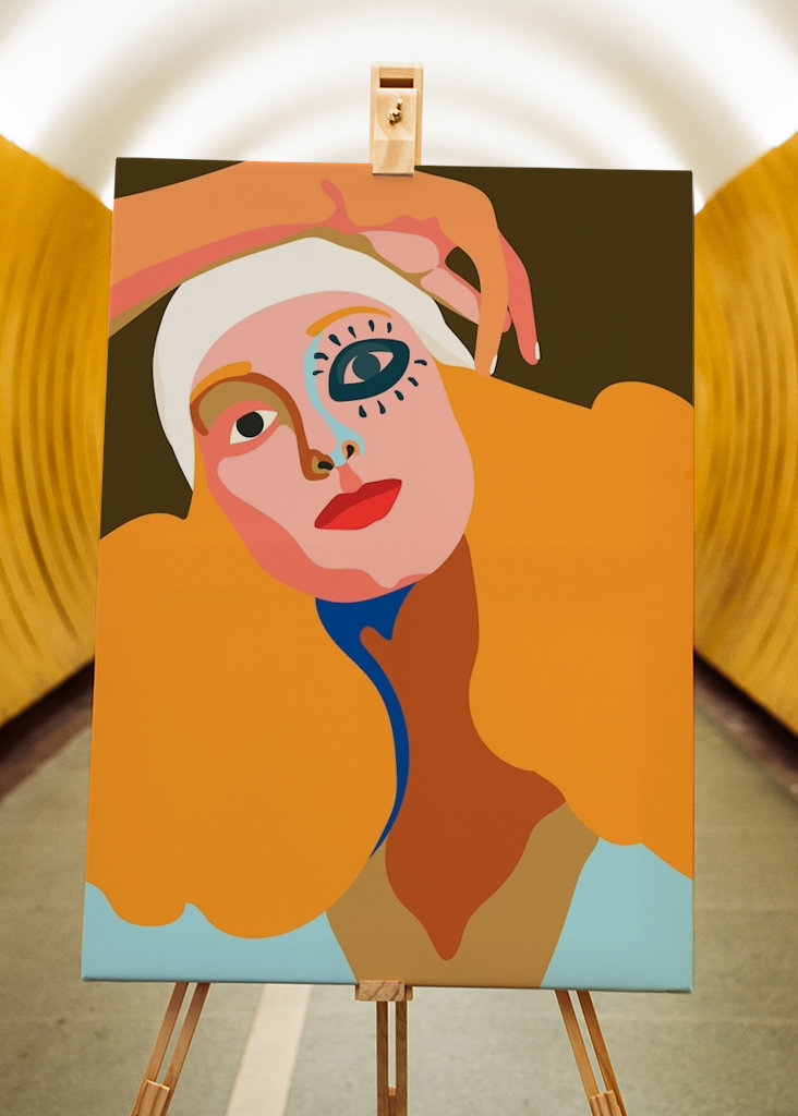 Žena s okem II - intenzivní