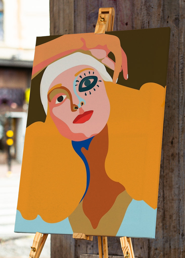 Žena s okem II - intenzivní