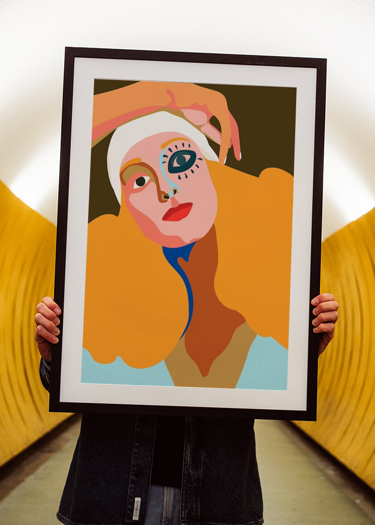 Žena s okem II - intenzivní