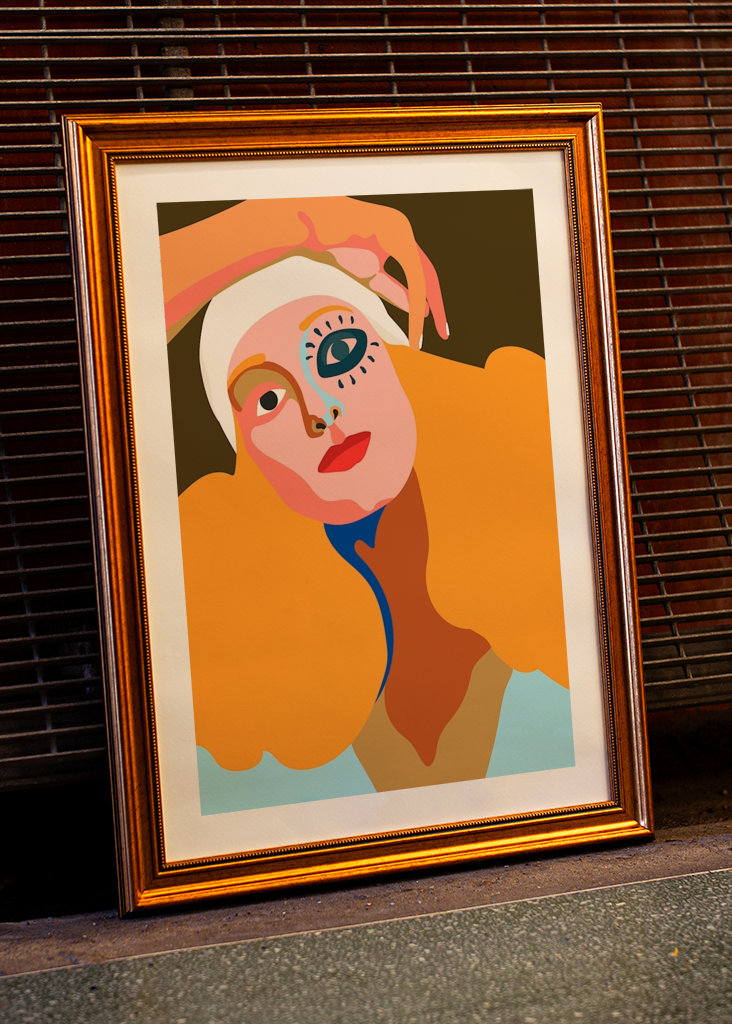 Žena s okem II - intenzivní