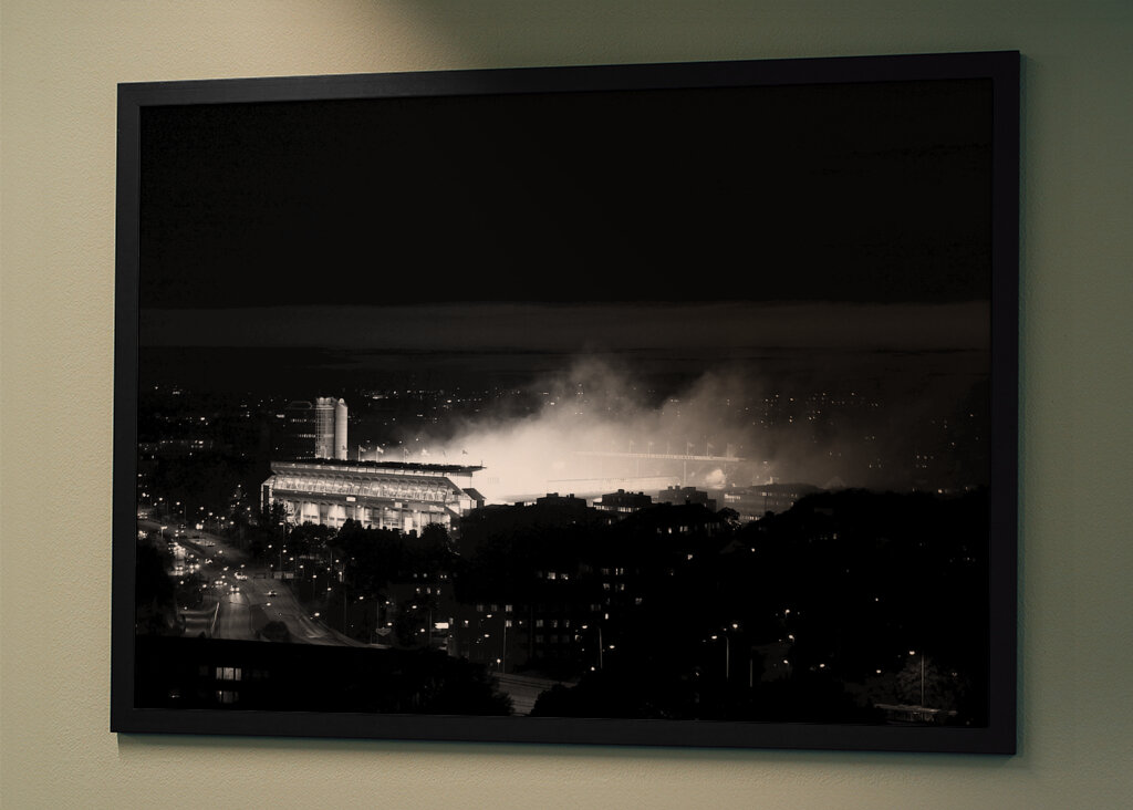 Derby, Råsunda - Svartvit