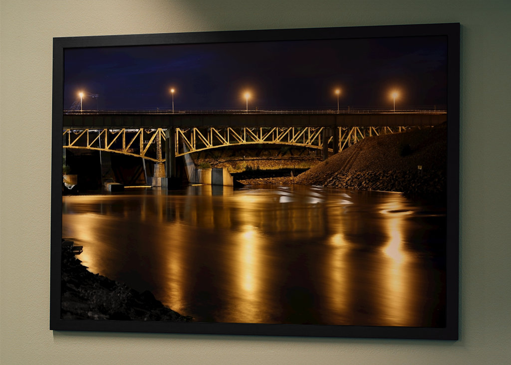 The bridge in Bergeforsen