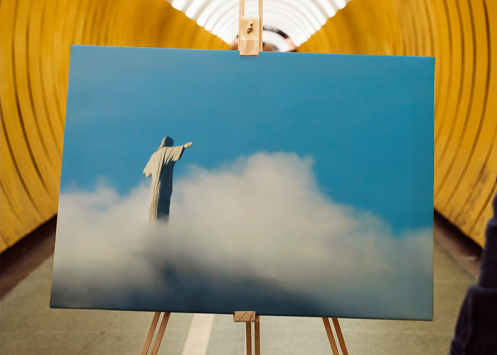 Statuen af Kristus i skyer