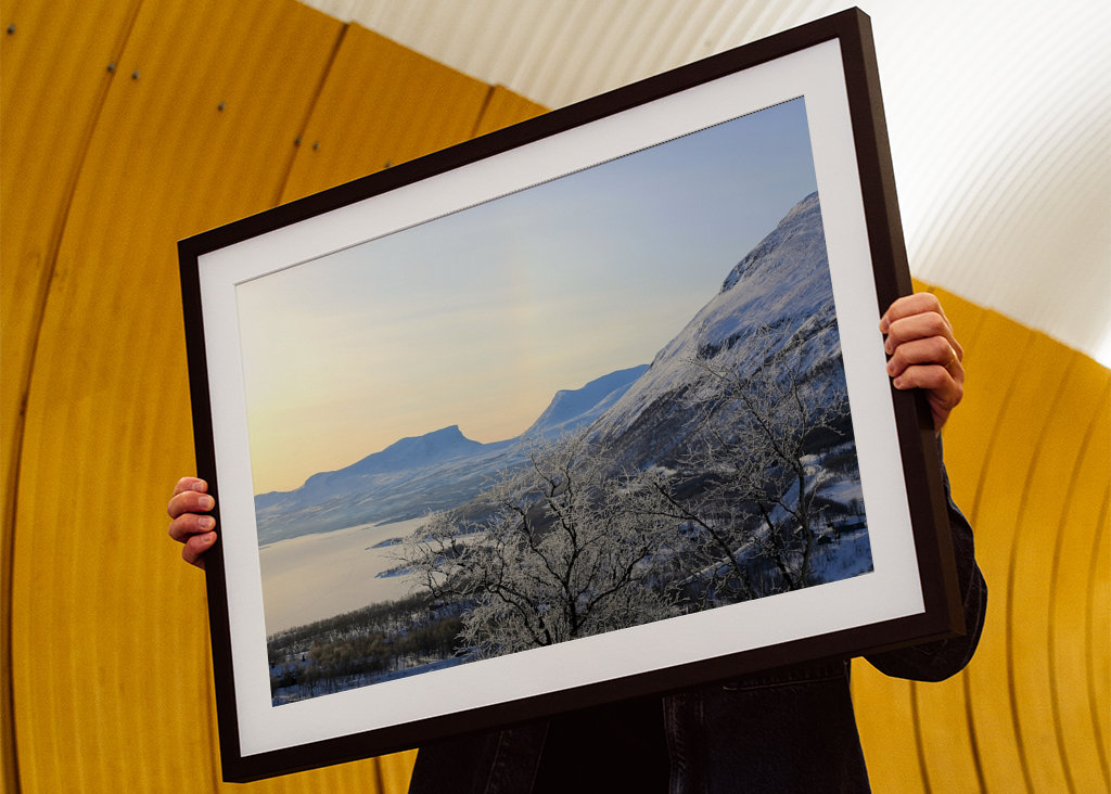 Lappporten při východu slunce 