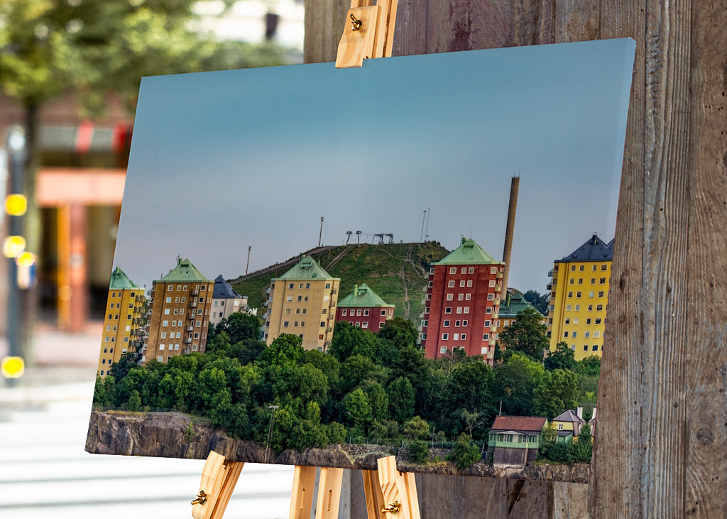 Värikkäät kerrostalot