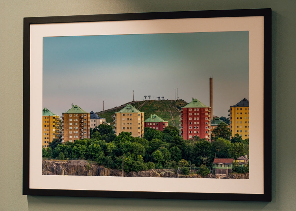 Värikkäät kerrostalot