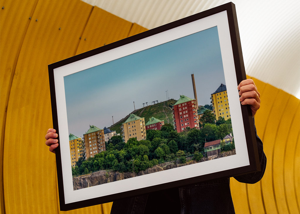 Värikkäät kerrostalot