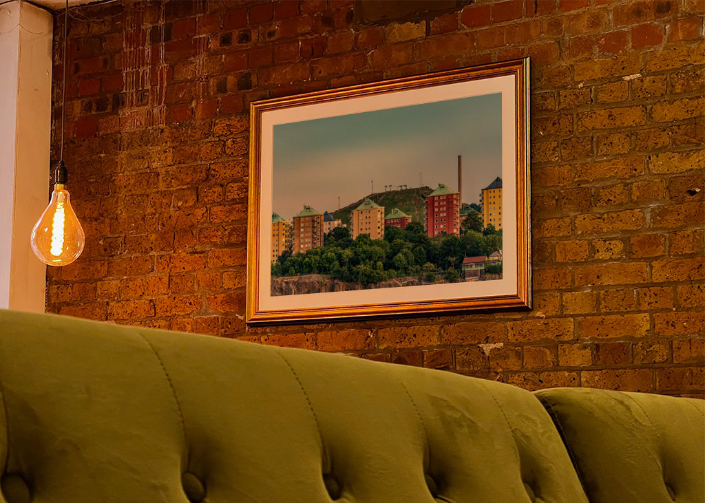 Värikkäät kerrostalot