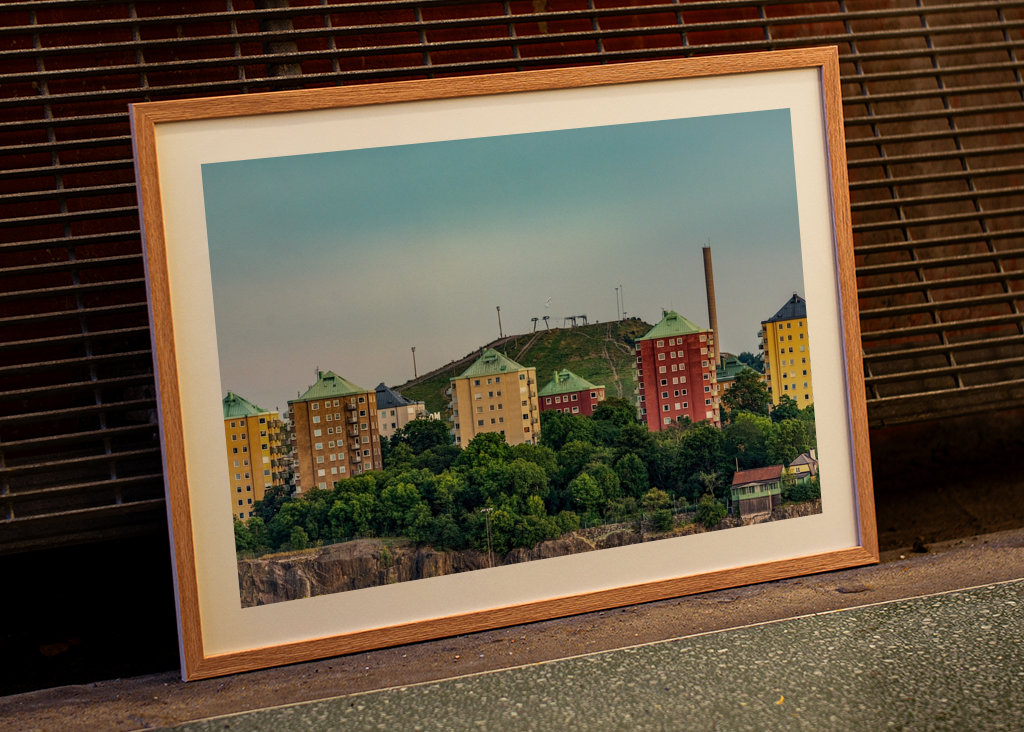 Värikkäät kerrostalot