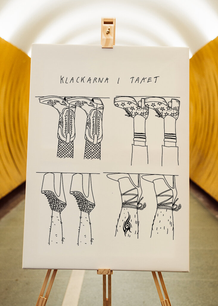 Absätze in der Decke