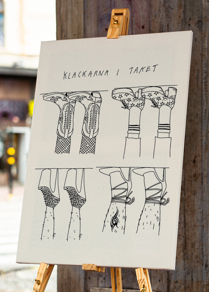 Absätze in der Decke