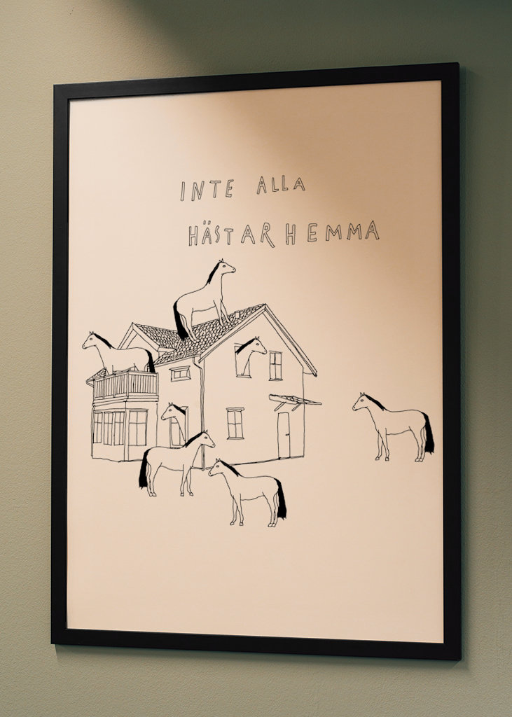 inte alla hästar hemma