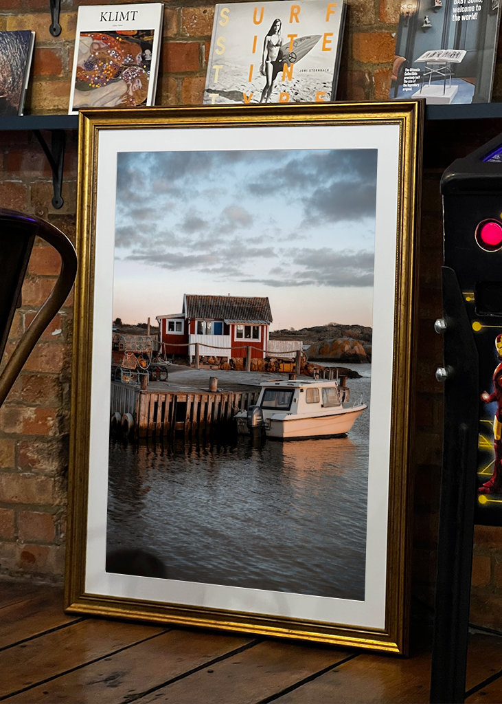 Cabaña junto al mar. 