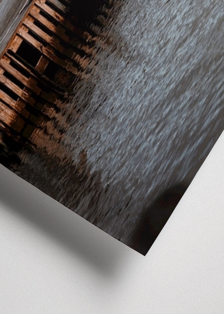 Cabaña junto al mar. 