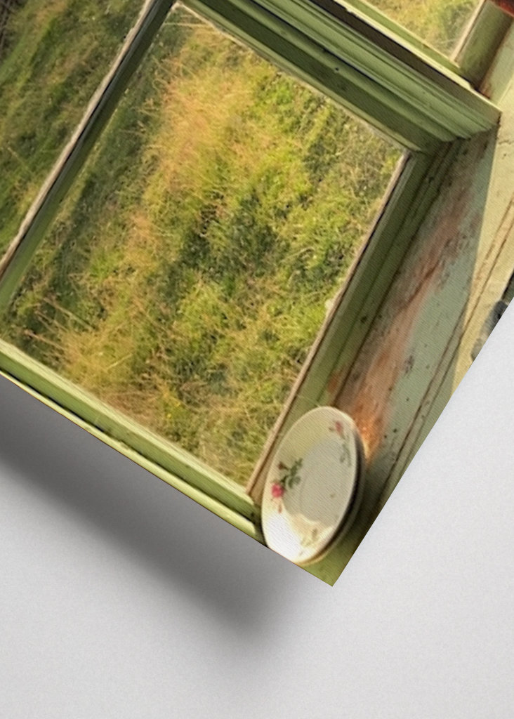 Utsikt mot fäbodvall 