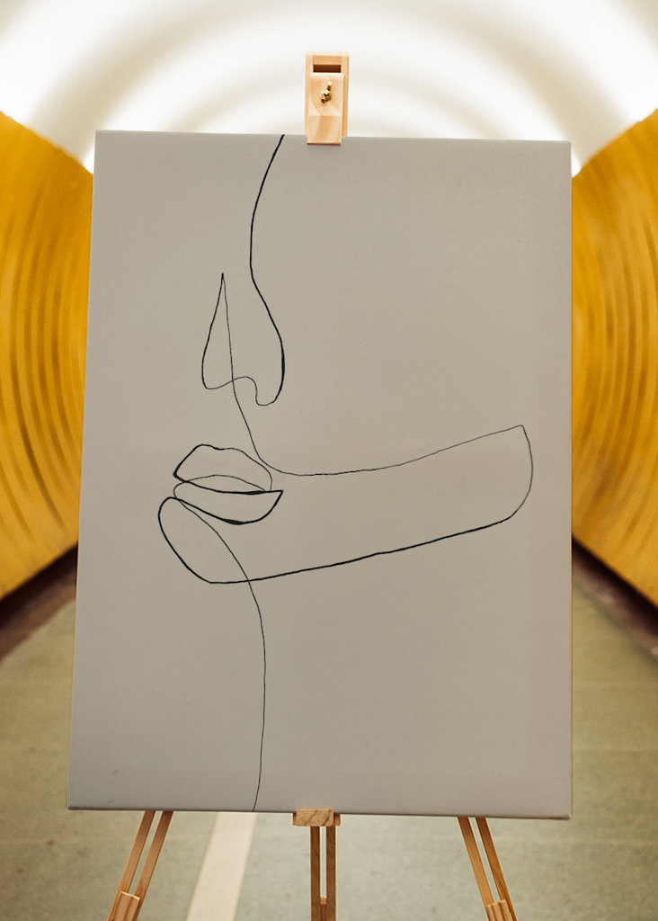 Arckép egy vonalból