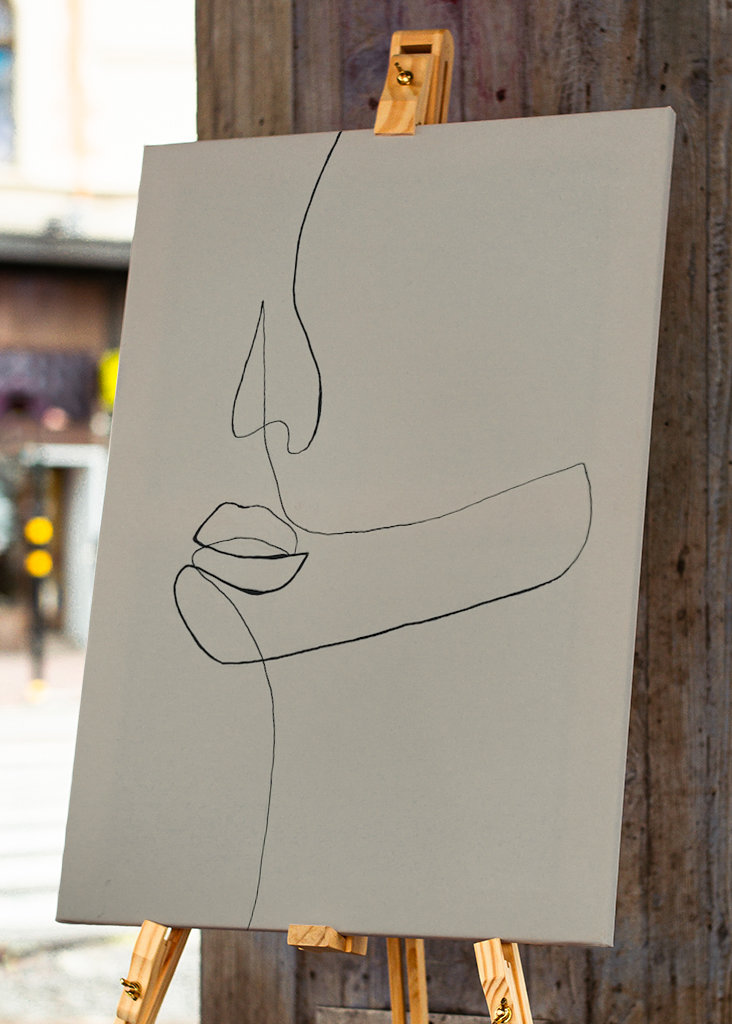 Arckép egy vonalból