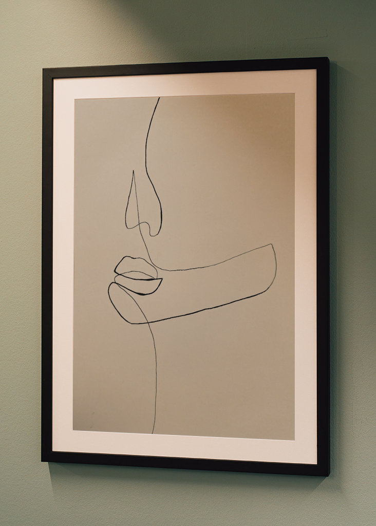 Arckép egy vonalból