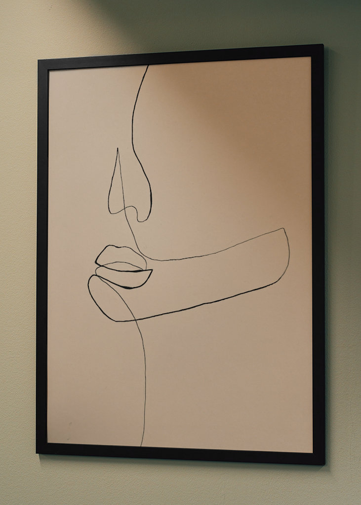 Arckép egy vonalból