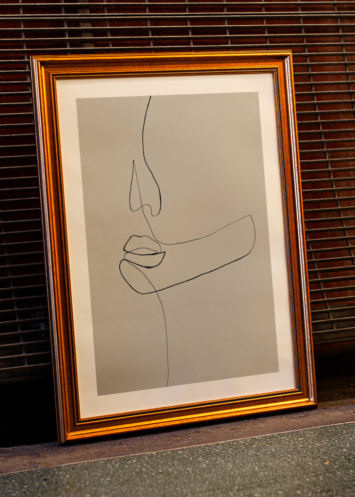 Arckép egy vonalból