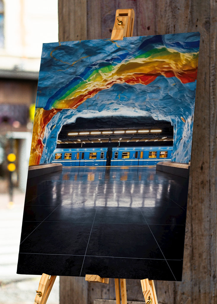 Stade de la station de métro