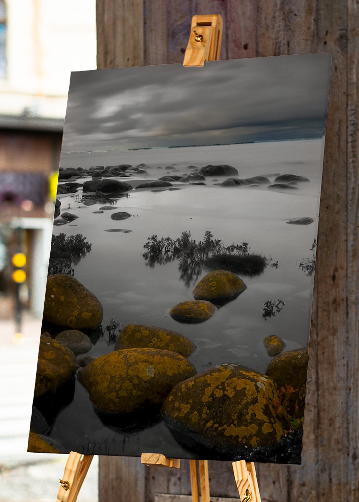 Klipper på stranden