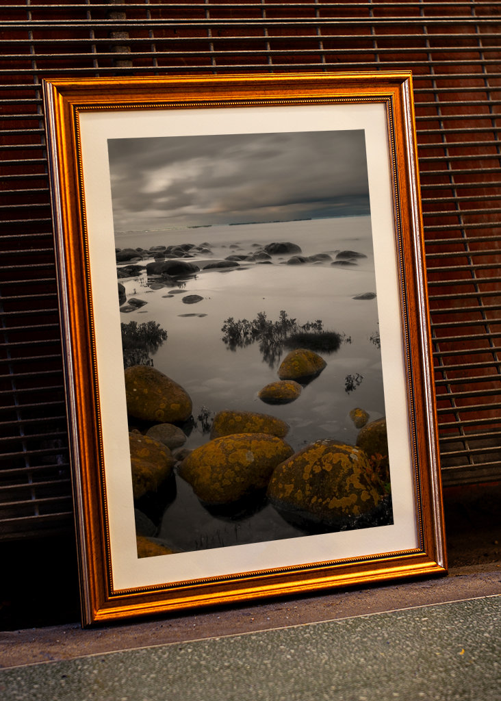 Klipper på stranden