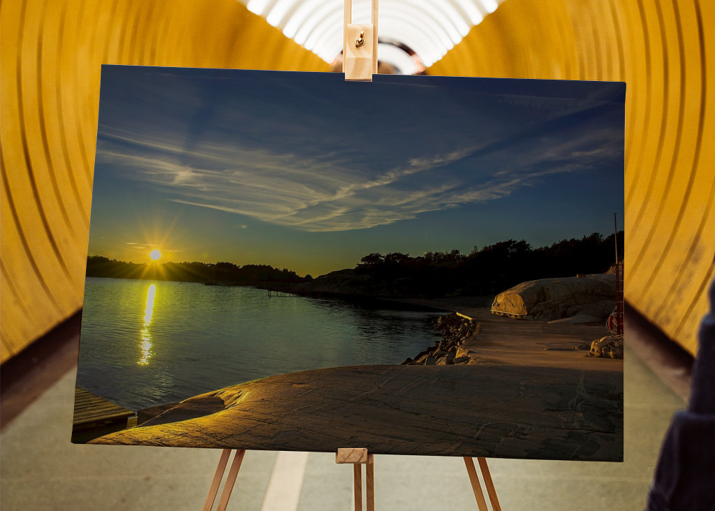 Coucher de soleil Näset