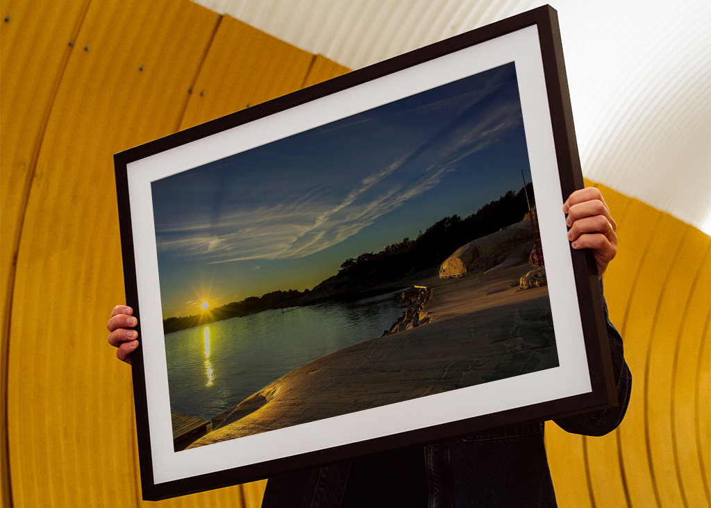 Coucher de soleil Näset