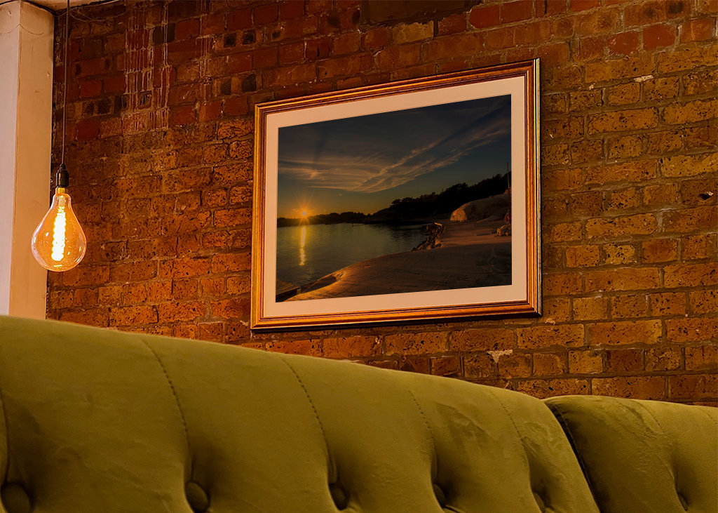 Coucher de soleil Näset