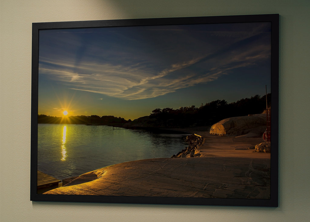 Coucher de soleil Näset