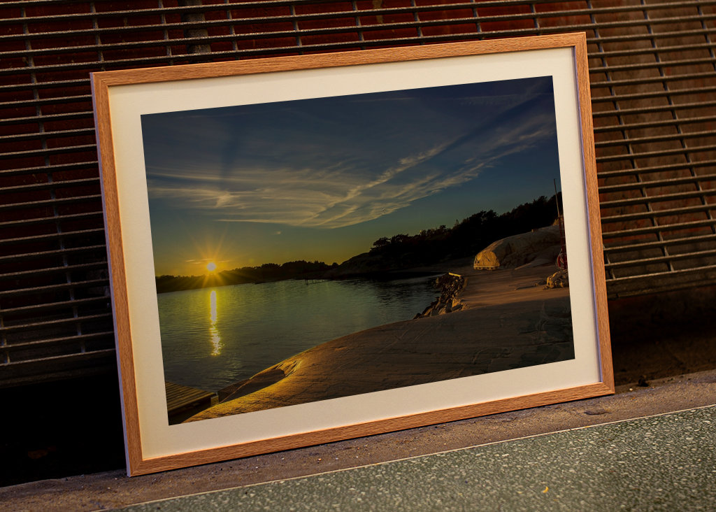 Coucher de soleil Näset