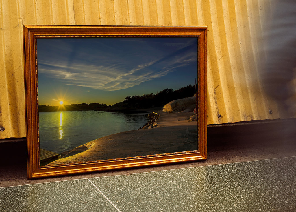 Coucher de soleil Näset