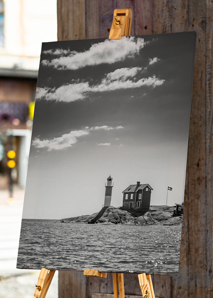 Maják Valö s rezidencí strážce majáku