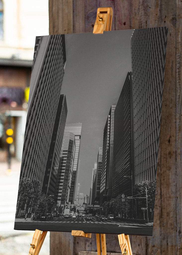 Innenstadt von Tokio BW